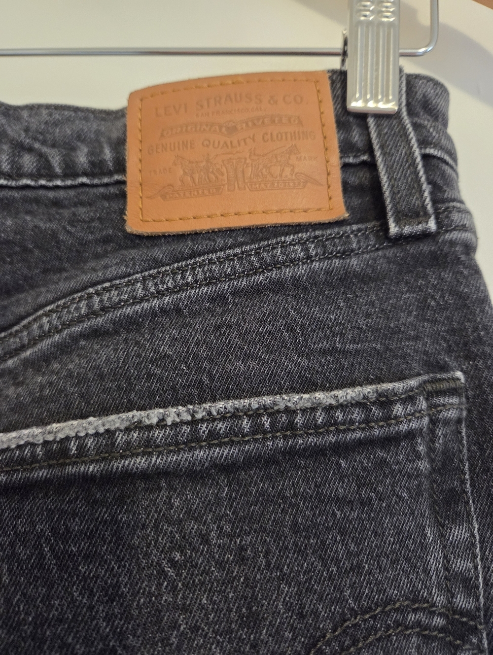 Levi's Black Ribcage Straight Jeans - Picture 5 of 10